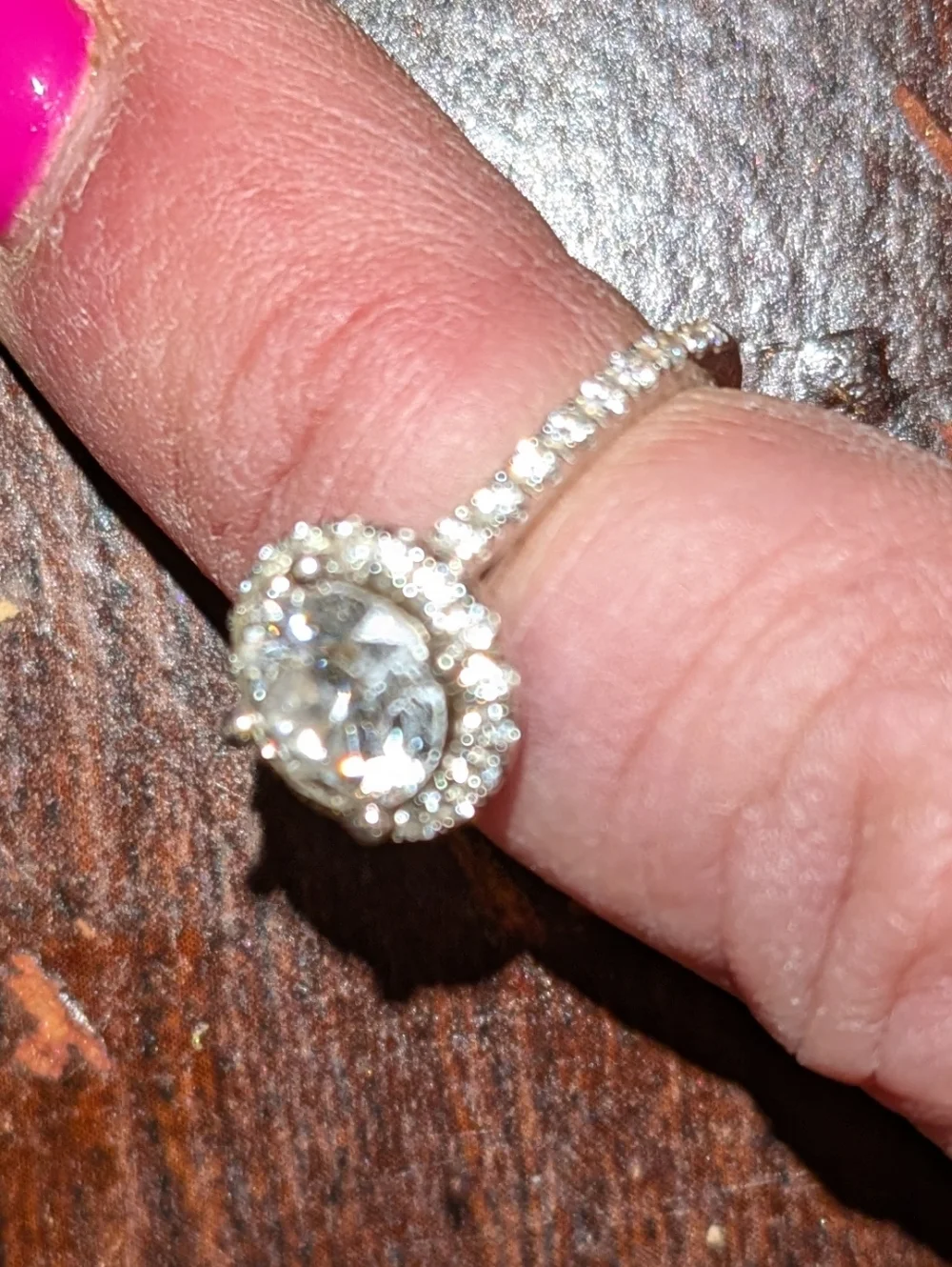 14k WG 1.35 Ct Diamond Ring Color H VS2 - Picture 2 of 7